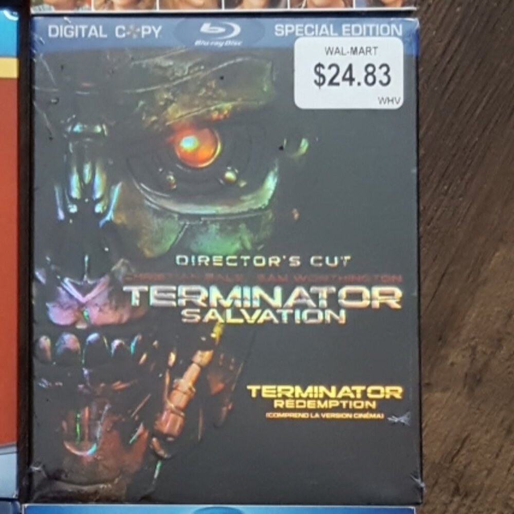 Terminator Salvation Director's Cut Special Edition Blu Ray (Digital Copy)